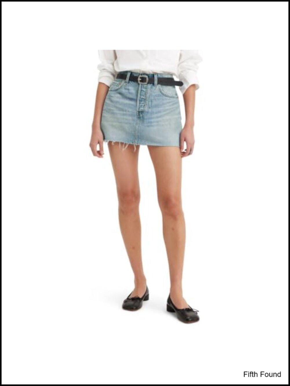 Levi's Icon Denim Skirt Non-Stretch High Rise Casual